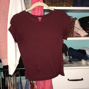 Burgandy Guess top